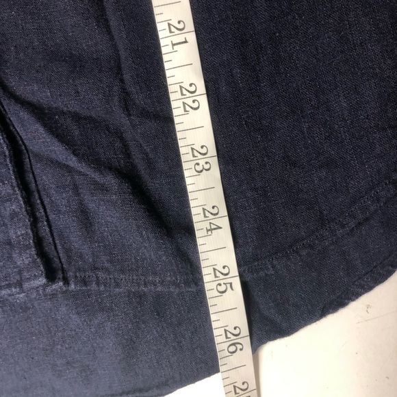 Weatherproof Linen Blend Sleeveless Button Down Top, size S - Picture 8 of 8